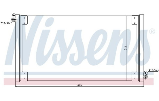 Condenseur, climatisation 940025 Nissens