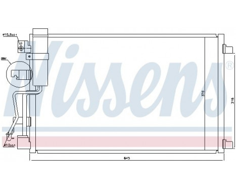 Condenseur, climatisation 940041 Nissens, Image 6
