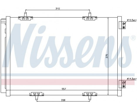 Condenseur, climatisation 940055 Nissens, Image 6