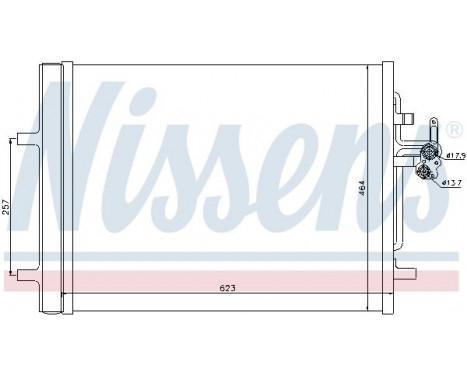 Condenseur, climatisation 940155 Nissens, Image 2