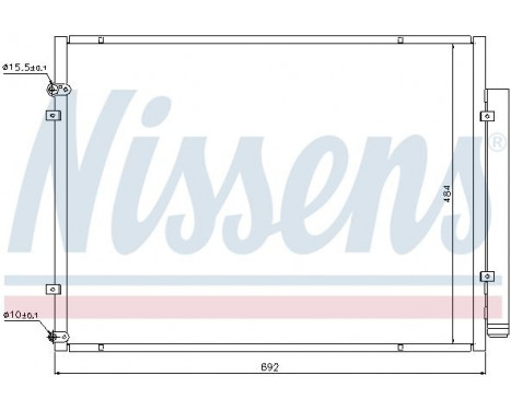 Condenseur, climatisation 940168 Nissens, Image 2