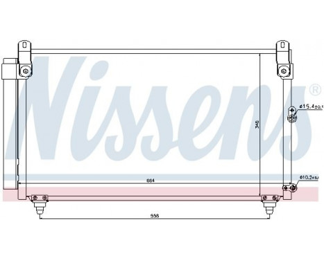 Condenseur, climatisation 940191 Nissens, Image 2
