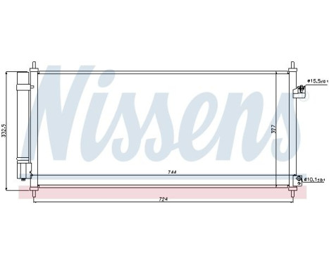 Condenseur, climatisation 940241 Nissens, Image 6