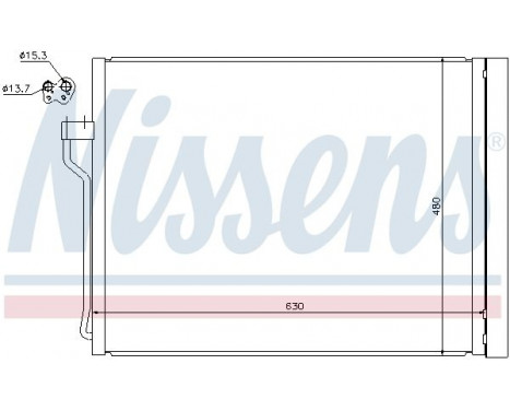 Condenseur, climatisation 940288 Nissens, Image 2