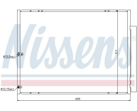 Condenseur, climatisation 940297 Nissens, Image 5