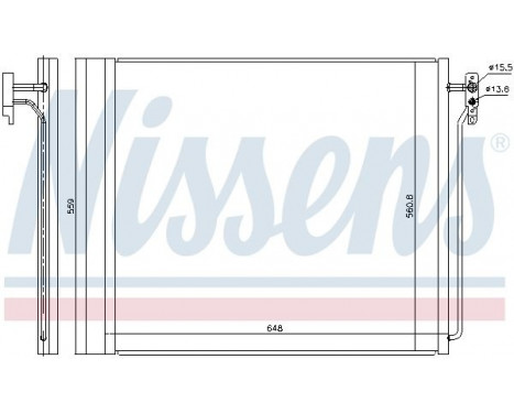 Condenseur, climatisation 940343 Nissens, Image 5