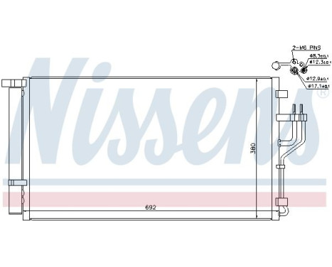 Condenseur, climatisation 940351 Nissens, Image 6