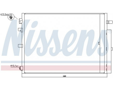 Condenseur, climatisation 940397 Nissens, Image 5