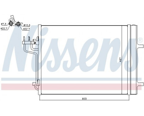 Condenseur, climatisation 940398 Nissens, Image 6