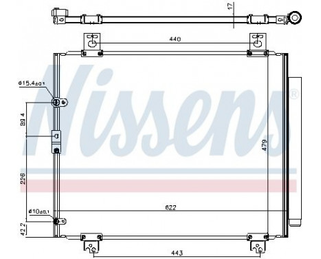 Condenseur, climatisation 940625 Nissens, Image 6