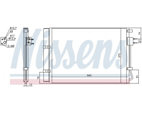 Condenseur, climatisation 940636 Nissens, Image 6