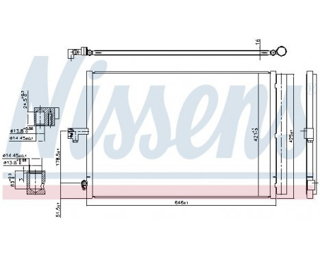 Condenseur, climatisation 940780 Nissens, Image 5