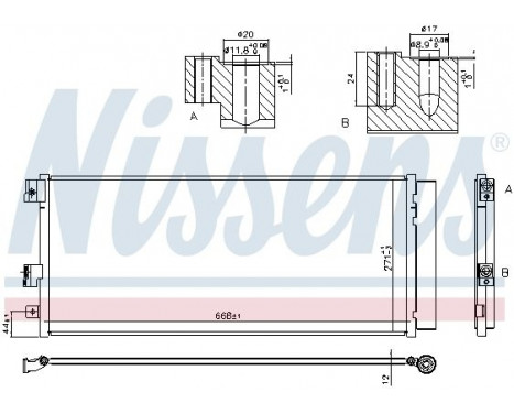 Condenseur, climatisation 940791 Nissens, Image 6