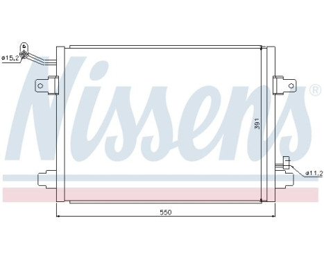 Condenseur, climatisation 94835 Nissens, Image 6