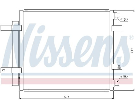 Condenseur, climatisation 94866 Nissens, Image 2