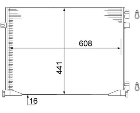 Condenseur, climatisation BEHR, Image 2