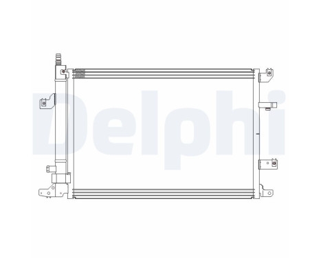 Condenseur, climatisation CF20316 Delphi, Image 2