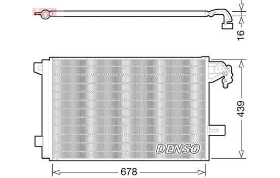 Condenseur, climatisation DCN32063 Denso