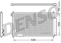 Condenseur, climatisation DCN40009 Denso