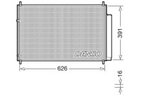 Condenseur, climatisation DCN50041 Denso