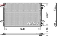 Condenseur, climatiseur DCN02037 Denso