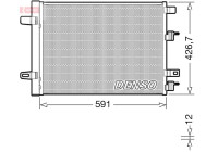 Condenseur, climatiseur DCN17063 Denso