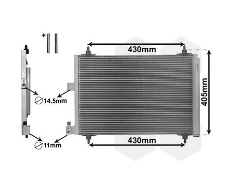 Condenseur de climatisation 09005173 International Radiators Plus, Image 2