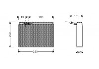 Evaporateur climatisation