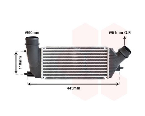 Intercooler, échangeur 09004270 International Radiators, Image 2