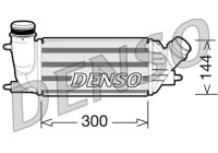 Intercooler, échangeur DIT07001 Denso