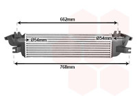 Refroidisseur intermédiaire, refroidisseur d'air de suralimentation 32014703 International Radiators