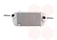 Refroidisseur intermédiaire, refroidisseur d'air de suralimentation 82014709 International Radiators