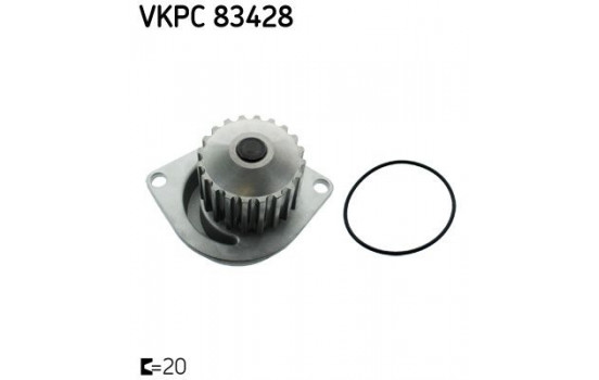 Pompe à eau VKPC 83428 SKF