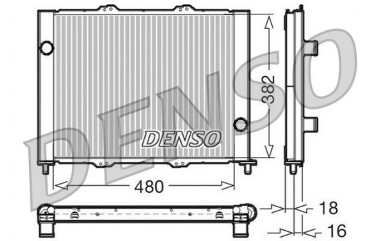 Module de refroidissement DRM23099 Denso