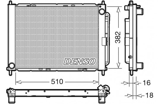 Module de refroidissement DRM23104 Denso