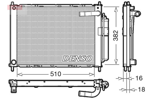 Module de refroidissement DRM46101 Denso