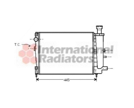 Radiateur, refroidissement du moteur 09002027 International Radiators, Image 2
