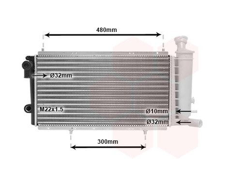 Radiateur, refroidissement du moteur 09002033 International Radiators, Image 2