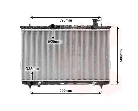 Radiateur, refroidissement du moteur 82002110 International Radiators, Image 2