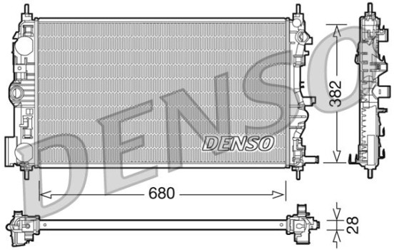 Radiateur, refroidissement du moteur DRM15005 Denso