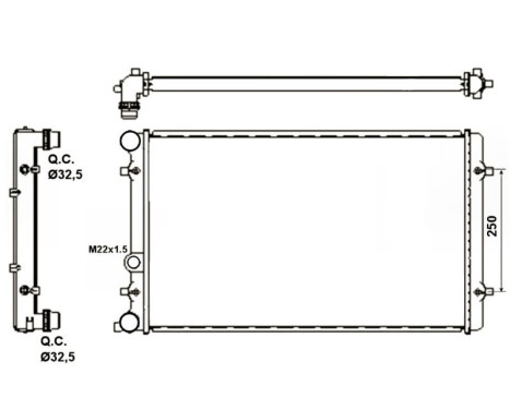 Radiateur, refroidissement du moteur Economy Class, Image 5