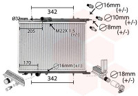 Radiateur, refroidissement du moteur *** IR PLUS *** 40002300 International Radiators Plus