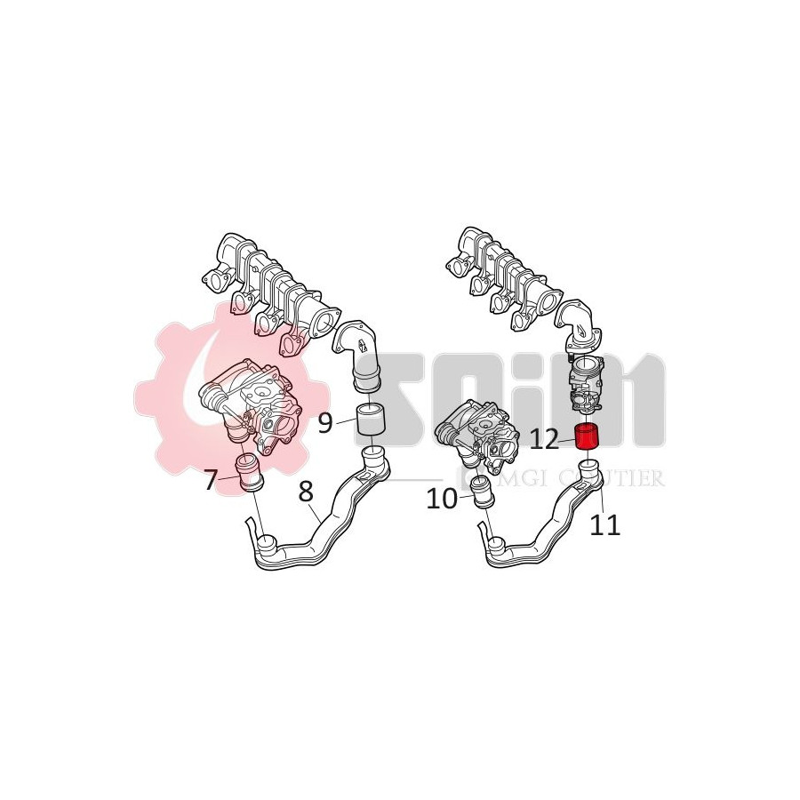 DCB019TT THERMOTEC Gaine De Suralimentation Pour BMW Série 3 AUTODOC