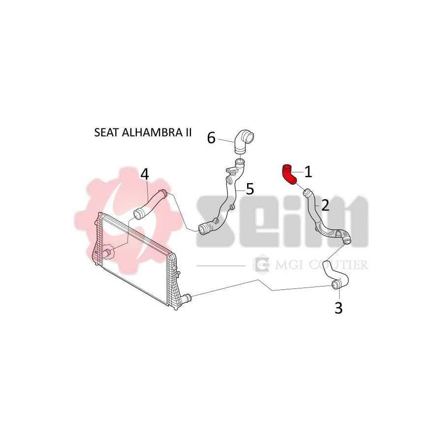 Nrf 166052 Gaine De Suralimentation - Compatible Peugeot 207/208, Citroën DS3/C3 - Avec Colliers Citroën Ds3 C3 Nrf 166052 Gaine De Suralimentation - Compatible Peugeot 207/208, Citroën DS3/C3 - Avec Colliers Citroën Ds3 C3