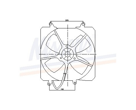 Ventilateur, refroidissement du moteur 85000 Nissens, Image 6