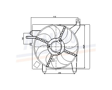 Ventilateur, refroidissement du moteur 85034 Nissens, Image 6