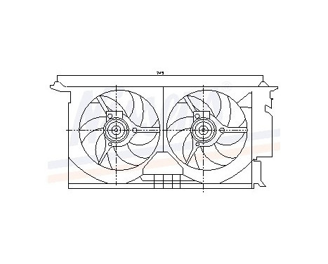 Ventilateur, refroidissement du moteur 85083 Nissens, Image 6