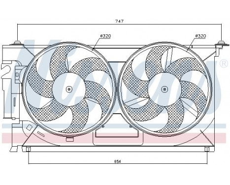 Ventilateur, refroidissement du moteur 85083 Nissens, Image 7