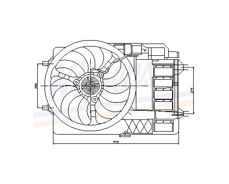 Ventilateur, refroidissement du moteur 85124 Nissens, Image 8