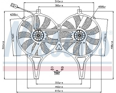 Ventilateur, refroidissement du moteur 85149 Nissens, Image 7